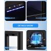 image2025 Upgrade 18L Beverage Refrigerator Wine Cooler 24 Cans Mini Fridge 06CuFt Countertop Drink Cooler Small Fridge with Adjustable Electronic Temperature Control LED Lgiht for Home Dorm Office24 Cans