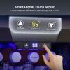 image2025 Upgrade 18L Beverage Refrigerator Wine Cooler 24 Cans Mini Fridge 06CuFt Countertop Drink Cooler Small Fridge with Adjustable Electronic Temperature Control LED Lgiht for Home Dorm Office20 Cans