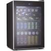 imageKismile 24 inch Wine and Beverage Refrigerator 20 Bottle and 88 Cans Dual Zone Wine Cooler with Glass Door Builtin or Freestanding WineBeerBeverage Fridge with Blue LED LightTransparent