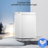 imageKismile 35 Cubic Feet Chest Freezer with 2 Removable Baskets Free Standing Top Open Door Compact Deep Freezer with Adjustable Temperature for HomeKitchenOfficeBar 35 Cubic Feet BlackWhite
