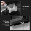 imageKismile Clear Ice Cube Makers3 Cubes in 20 Mins26Lbs24HPortable Ice Makers Countertop with Large Cubic Ice SelfCleaning 24H Timer for Cocktails Whiskey ampamp BourbonBlackBlack