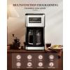 imageKismile Coffee Maker 14Cup Programmable Drip Coffee Makers Machines with Timer Reusable Filter ampamp Keep Hot Plate Auto Pause SelfCleaning Stainless Steel