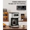 imageKismile Coffee Maker 14Cup Programmable Drip Coffee Makers Machines with Timer Reusable Filter ampamp Keep Hot Plate Auto Pause SelfCleaning Stainless Steel