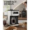 imageKismile Coffee Maker 14Cup Programmable Drip Coffee Makers Machines with Timer Reusable Filter ampamp Keep Hot Plate Auto Pause SelfCleaning Stainless Steel