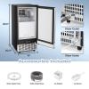 imageKismile Commercial Builtin Ice Maker Machine80LbsDayReversible DoorUndercounter Ice Cube Maker with 24H TimerSelfCleaning Function for HomeOfficeBlack80Lbs24H