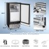 imageKismile Commercial Builtin Ice Maker Machine80LbsDayUnder Counter Ice Cube Maker with Drain Pump ampamp 24H TimerReversible DoorBuiltin Freestanding Ice Maker for Home ampamp OfficeSilver