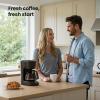 imageKismile Compact Drip Coffee Maker AntiDrip System Timer Removable Funnel ampamp Auto ShutOff AntiDry Protection Perfect Small Coffee Machine for Home ampamp Office BlackBlack Neo
