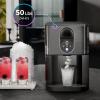 imageKismile Countertop Nugget Ice Maker 20DN 50LBSDay Output SelfCleaning Soft Chewable PebblePellet Ice with OneClick Operation for HomeBlack