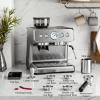 imageKismile Espresso Coffee Machine with Grinder 20 Bar Automatic Espresso Machine with Milk Frother Steam Wand Removable Water Tank for Latte ampamp CappuccinoSilver20Bar