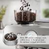 imageKismile Espresso Coffee Machine with Grinder 20 Bar Automatic Espresso Machine with Milk Frother Steam Wand Removable Water Tank for Latte ampamp CappuccinoSilver20Bar