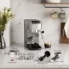 imageKismile Espresso Machine 20 Bar Espresso Maker with Milk Frother Steam Wand Compact Cappuccino ampamp Latte Machine with 40oz Removable Water Tank for Home Stainless Steel