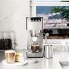 imageKismile Espresso Machine 20 Bar Espresso Maker with Milk Frother Steam Wand Compact Cappuccino ampamp Latte Machine with 40oz Removable Water Tank for Home Stainless Steel