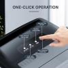 imageKismile Ice Makers Countertop with Carry Handle26LbsDay9 Cubes in 6 MinsSelfCleaning Ice Machine for HomeOfficeKitchen BlackBlack
