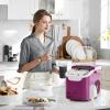 imageKismile Ice Makers Countertop with Carry Handle8 Cubes in 6 Mins26LbsDay2 Size of Bullet IcePortable Ice Maker Machine with SelfCleaning for HomeOfficeBlackPurple