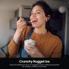 imageKismile Nugget Ice Makers CountertopPortable Ice Machine with Crushed Ice 35lbsDaySelfCleaningOneClick Operation for Home UseSilverSilver