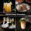 imageKismile Nugget Ice Makers CountertopPortable Ice Machine with Crushed Ice 35lbsDaySelfCleaningOneClick Operation for Home UseSilverSilver