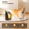imageKismile Small Electric Space Heater Ceramic Space HeaterPortable Heater Fan for Office with Adjustable Thermostat and Overheat Protection ETL Listed for Kitchen 750W1500WBlackLuxury BlackBuiltin Handle