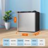 imageKismile Small Freezer Upright 30 Cuft Mini Freezer with Adjustable Thermostat Removable Shelves Reversible Single Door Stand Up Freezer for BedroomHomeDormsApartment Stainless SteelStainless Steel