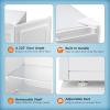 imageKismile Small Freezer Upright 30 Cuft Mini Freezer with Adjustable Thermostat Removable Shelves Reversible Single Door Stand Up Freezer for BedroomHomeDormsApartment Stainless SteelWhite