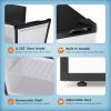 imageKismile Small Freezer Upright 30 Cuft Mini Freezer with Adjustable Thermostat Removable Shelves Reversible Single Door Stand Up Freezer for BedroomHomeDormsApartment Stainless SteelBlack