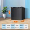 imageKismile Small Freezer Upright 30 Cuft Mini Freezer with Adjustable Thermostat Removable Shelves Reversible Single Door Stand Up Freezer for BedroomHomeDormsApartment Stainless SteelBlack