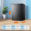 imageKismile Small Freezer Upright 30 Cuft Mini Freezer with Adjustable Thermostat Removable Shelves Reversible Single Door Stand Up Freezer for BedroomHomeDormsApartment Stainless SteelBlack