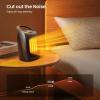 imageKismile Space Heater Portable Electric Heaters with Thermostat 1500W750W PTC Ceramic Heater Fan Small Heater for Bedroom Office and Indoor UseLuxury BlackBuiltin Handle