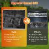 image2 Burner BBQ Propane Gas Grill 16000 BTU Stainless Steel Compact Gas Barbecue Grill with Foldable Shelves Small Propane Grills Outdoor Cooking for Patios Backyard Camping 255 SQIN Cook Area3 Burner