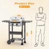 image2 Burner BBQ Propane Gas Grill 16000 BTU Stainless Steel Compact Gas Barbecue Grill with Foldable Shelves Small Propane Grills Outdoor Cooking for Patios Backyard Camping 255 SQIN Cook Area2 Burner