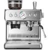 imageKismile Espresso Coffee Machine with Grinder 20 Bar Automatic Espresso Machine with Milk Frother Steam Wand Removable Water Tank for Latte ampamp CappuccinoSilver20Bar