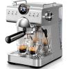 imageKismile Espresso Machine with Cold Brew Professional Espresso Maker with Milk Frother Steam Wand for Latte ampamp Cappuccino Espresso Coffee Machine with LED Display for Home UseStainless Steel