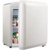 imageKismile Retro Mini Fridge with Rated 17 cu ft Small Refrigerator with Adjustable Removable Glass Shelves Mechanical Control Compact Freezer for Office Dorm Bedroom White