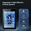 imageKismile 13 Cuft Beverage Refrigerator and Cooler12 Bottle 48 Can Mini Fridge Glass Door Digital Temperature Display for Soda Beer or Wine Small Drink Dispenser Cooler for Home Office BarBlack