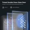 imageKismile 13 Cuft Beverage Refrigerator and Cooler12 Bottle 48 Can Mini Fridge Glass Door Digital Temperature Display for Soda Beer or Wine Small Drink Dispenser Cooler for Home Office BarBlack