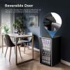 imageKismile 13 Cuft Beverage Refrigerator and Cooler12 Bottle 48 Can Mini Fridge Glass Door Digital Temperature Display for Soda Beer or Wine Small Drink Dispenser Cooler for Home Office BarBlack
