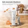 imageKismile 1500W Oil Filled Radiator Heater Portable Electric Heater with 3 Heat Settings Adjustable Thermostat Overheat ampamp TipOver Protection Oil Heaters for Indoor Use Grey