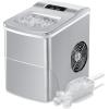 imageAGLUCKY Ice Makers Countertop with SelfCleaning 26lbs24hrs 9 Cubes Ready in 6 Mins Portable Ice Machine with 2 Sizes Bullet IceIce ScoopBasket for HomeKitchenOfficeBarParty GreyGray