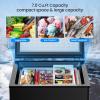 imageKismile 18 Cubic Feet Chest Freezer with Removable Basket Free Standing Top Open Door Compact Freezer with Adjustable Temperature for HomeKitchenOfficeBarBlack