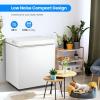 imageKismile 18 Cubic Feet Chest Freezer with Removable Basket Free Standing Top Open Door Compact Freezer with Adjustable Temperature for HomeKitchenOfficeBarWhite