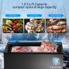 imageKismile 18 Cubic Feet Chest Freezer with Removable Basket Free Standing Top Open Door Compact Freezer with Adjustable Temperature for HomeKitchenOfficeBarBlack