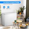 imageKismile 18 Cubic Feet Chest Freezer with Removable Basket Free Standing Top Open Door Compact Freezer with Adjustable Temperature for HomeKitchenOfficeBarWhite