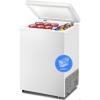 imageKismile 18 Cubic Feet Chest Freezer with Removable Basket Free Standing Top Open Door Compact Freezer with Adjustable Temperature for HomeKitchenOfficeBarWhite