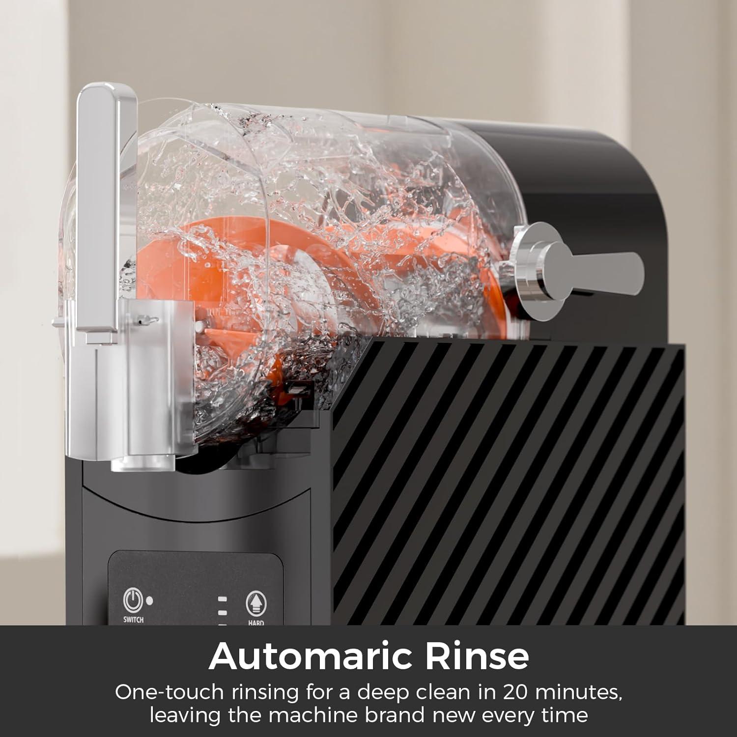 imageKismile Slushie Machine for Home Slushy Machine with 3 Preset Modes Frozen Juice Slush Milkshake No Ice Needed Adjustable Hardness SelfCleaning Function Safety Protection Frozen Drink Maker