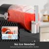 imageKismile Slushie Machine for Home Slushy Machine with 3 Preset Modes Frozen Juice Slush Milkshake No Ice Needed Adjustable Hardness SelfCleaning Function Safety Protection Frozen Drink Maker