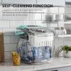 imageKismile Ice Makers Countertop with Carry Handle26LbsDay9 Cubes in 6 MinsSelfCleaning Ice Machine for HomeOfficeKitchen Green