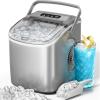 imageKismile Ice Makers Countertop with Carry Handle26LbsDay9 Cubes in 6 MinsSelfCleaning Ice Maker Machine for HomeGrey