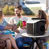 imageKismile Ice Makers Countertop with Handle9 Cubes in 6 Mins26Lbs24HPortable Ice Machine with SelfCleaning for HomeGreyBLACK