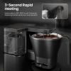 imageKismile 8 Cup Drip Coffee Maker Machine 3s Instant Heat 197205 Removable Water Tank Adjustable Flow Control Pour Over Coffee Brew with Deep Cold Brew ampamp Keep Warm 40 Min Easy to CleanBlack