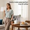 imageKismile Espresso MachinesProfessional Espresso Maker with Milk Frother Steam Wand for Latte ampamp Cappuccino Coffee Machine with Removable Water Tank for HomeOffice