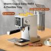 imageKismile Espresso MachinesProfessional Espresso Maker with Milk Frother Steam Wand for Latte ampamp Cappuccino Coffee Machine with Removable Water Tank for HomeOffice